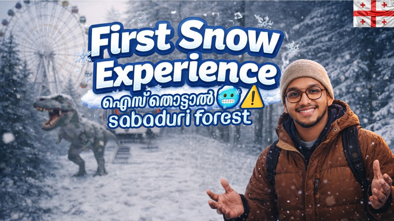Hidden Snow Forest in Georgia 🇬🇪 Sabaduri + Mtatsminda Park Funicular Experience