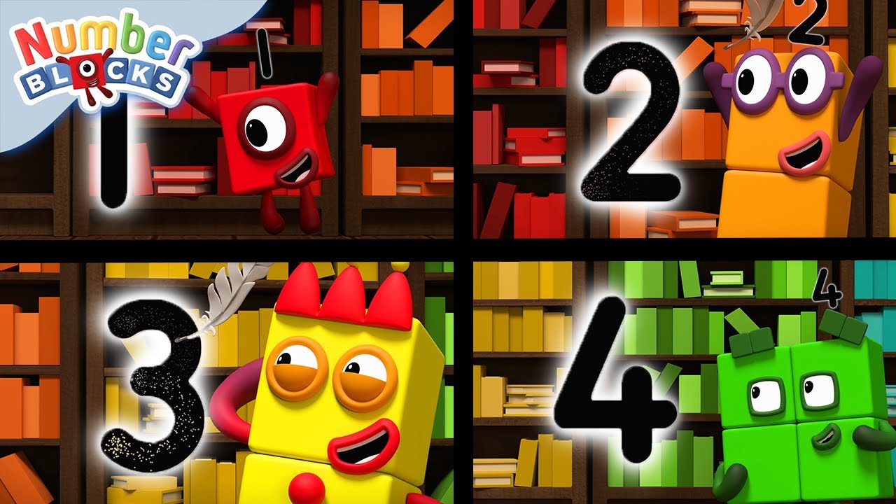 NÚMEROS E CORES | Aprenda a contar | Matemática colorida para crianças | Numberblocks em português