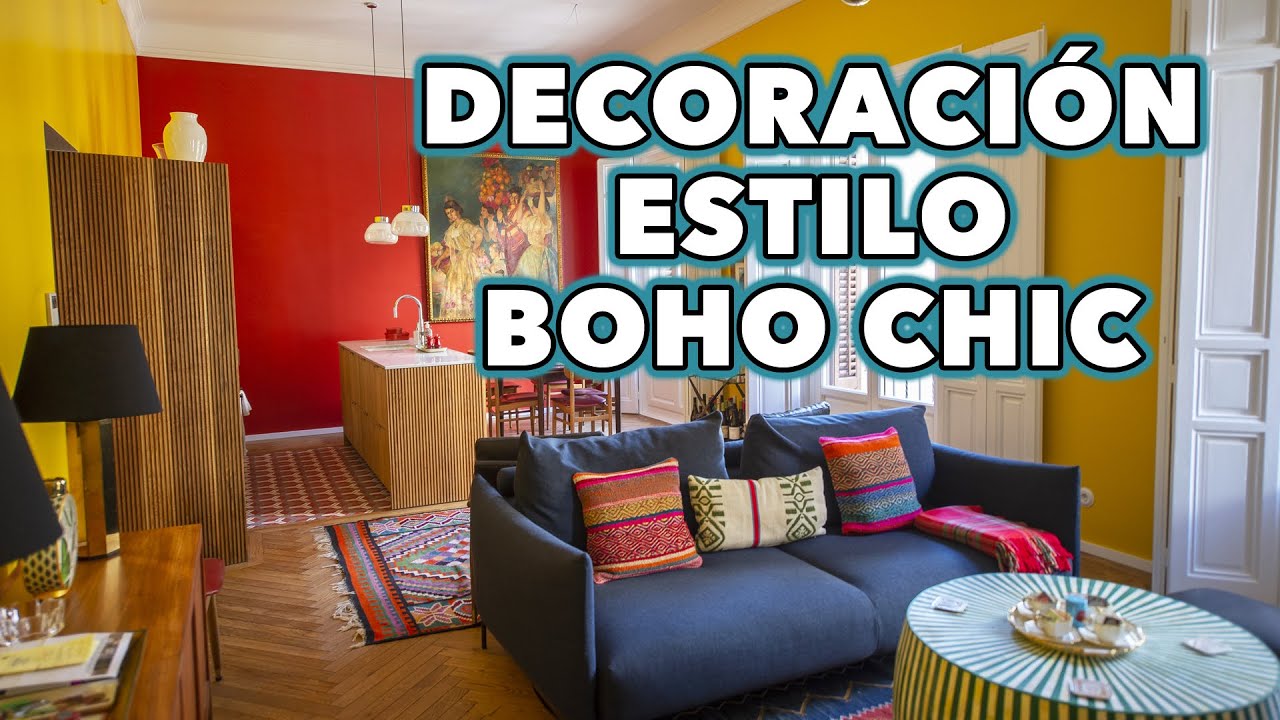 Piso en Embajadores con decoración Boho Chic