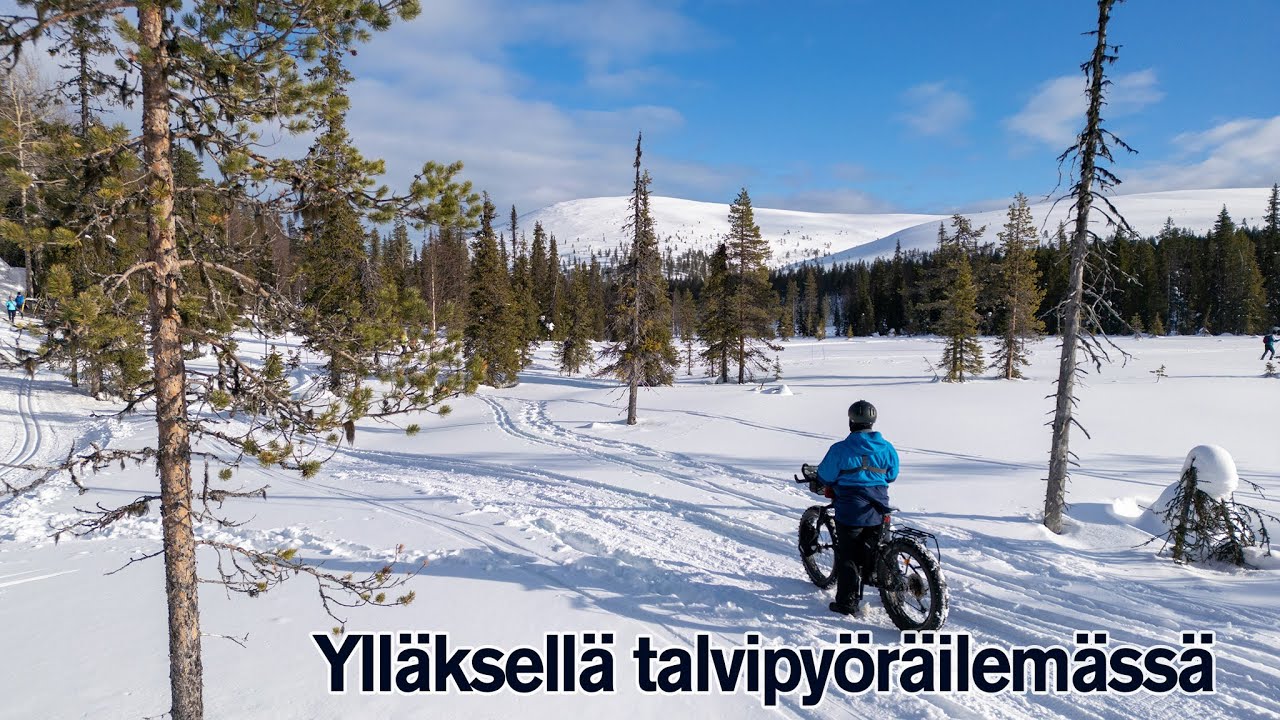 Kukastunturin talvipyöräilyreitti
