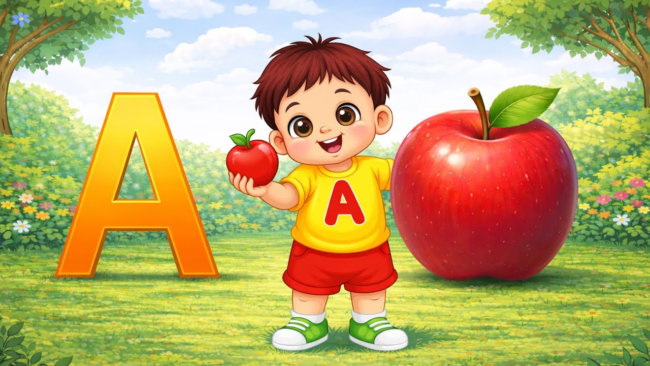 ABC Song for Toddlers | A to Z | ABC Phonics song for Kids | Phonics Fun with A for Apple #abcd