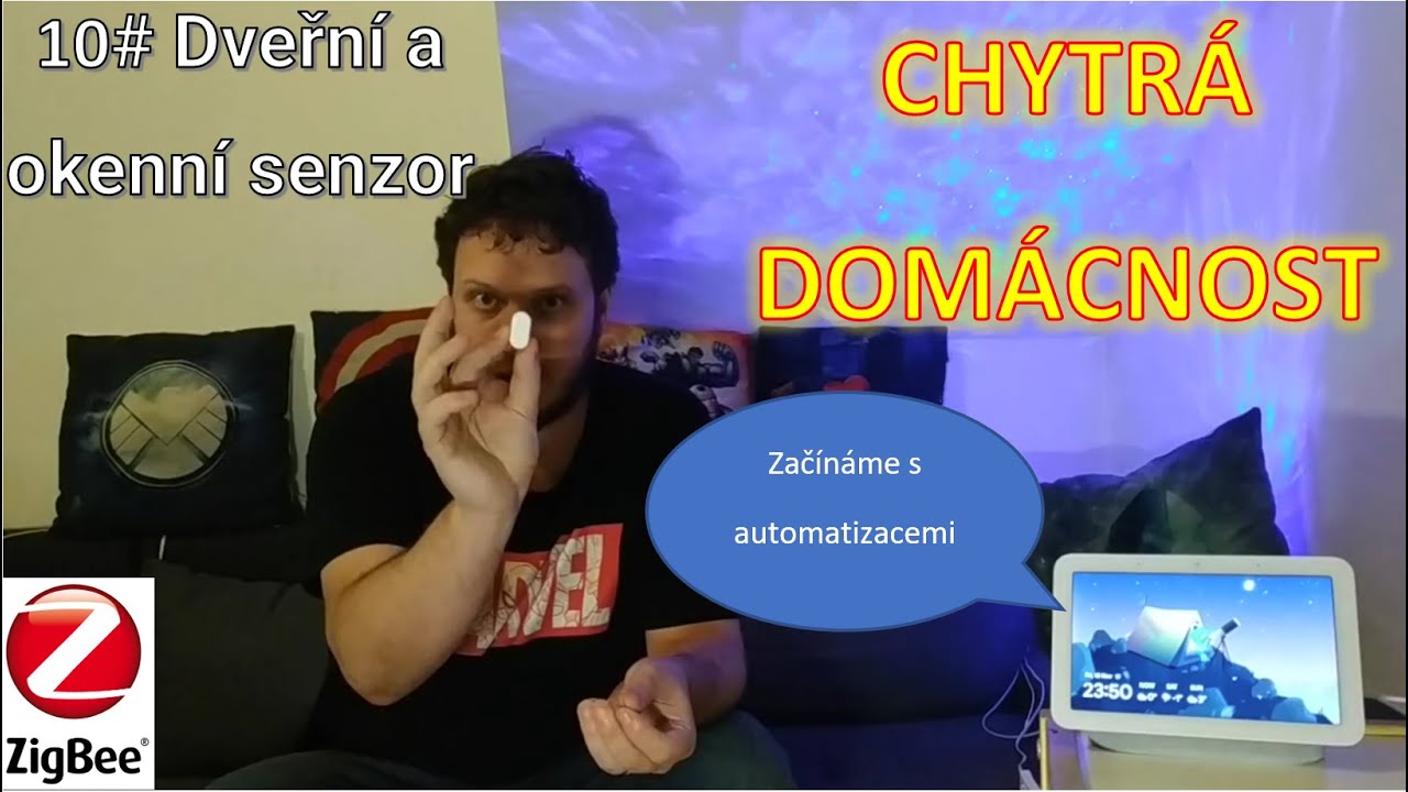 Chytrá domácnost levně 🤖 10# 🎙🖥 Dveřní a okenní senzor 🖥🎙 Zabezpečení a první automatizace v jednom