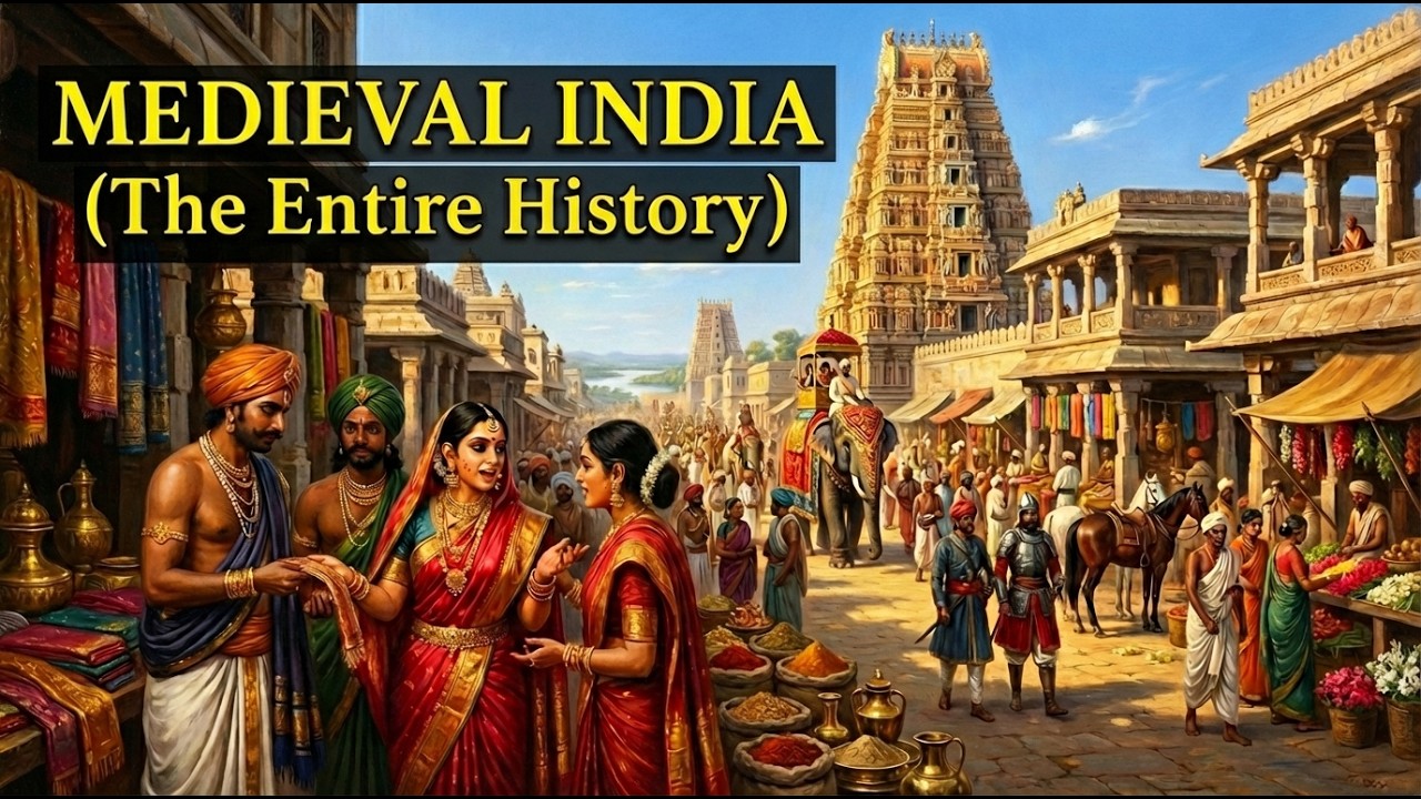 The ENTIRE History of MEDIEVAL INDIA (1000yrs of Glory)