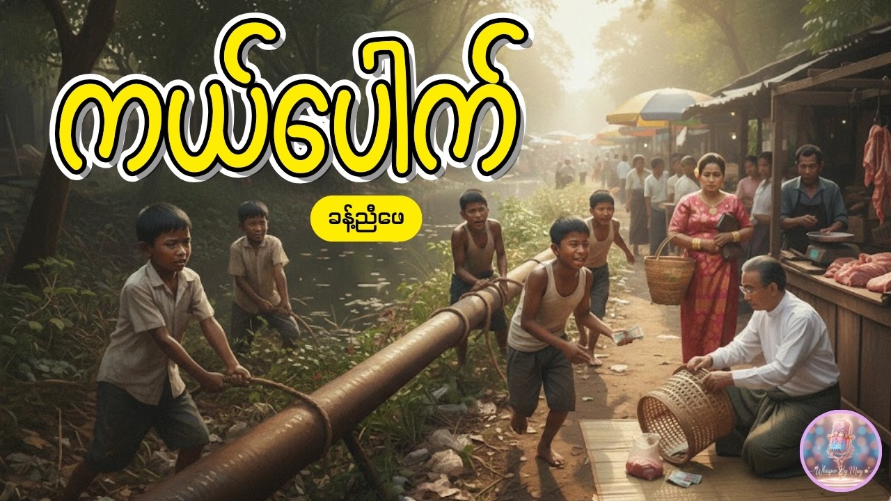 ပိုက်ဆံလိပ်တစ်လိပ်ရဲ့ တိတ်ဆိတ်သက်သေ...ကယ်ပေါက် (ဝတ္ထုတို) - ခန့်ညီဖေ #WhisperByMay