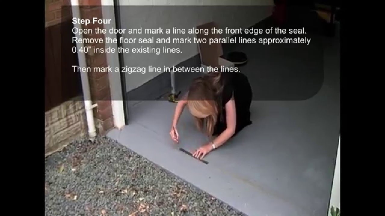 Garadry Garage Door Threshold Seal - Fitting Instructions