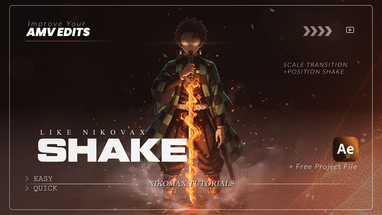 Nikovax Shake Tutorial | After Effects | Free PF