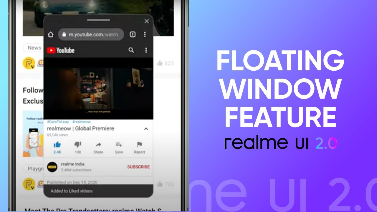 realme UI 2.0 | How To Enable Floating Window Feature