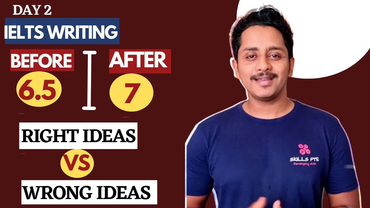 IELTS ESSAY DAY 2 : Right Idea vs Wrong Idea | Ideation tips | score 7 and above