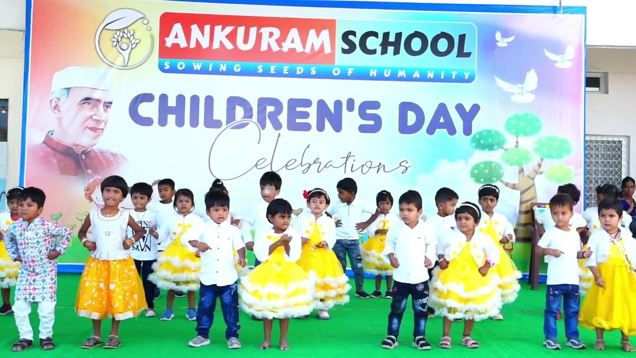 Nursery Dance Performance || Children's Day Celebrations || Ankuram School Sangareddy