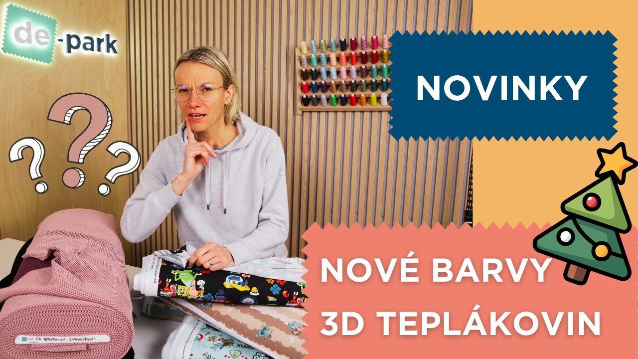Nové barvy 3D teplákovin + TOP licenční úplety světa! 💥