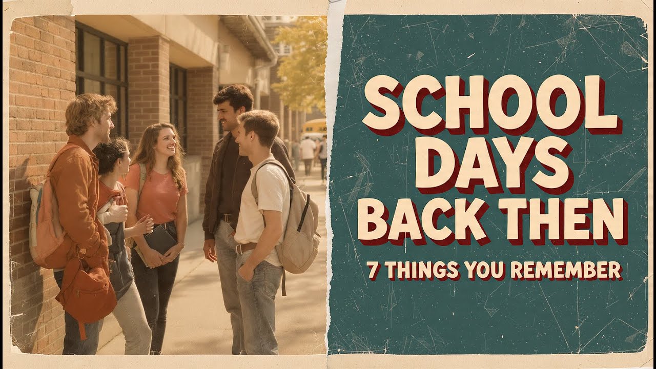 School Days Back Then: 7 Things You’ll Never Forget (1970s–1990s)