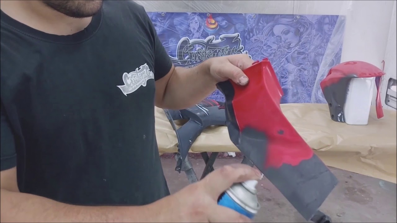 REPARACION Y PINTADO DE ENCADENADO HONDA CBR