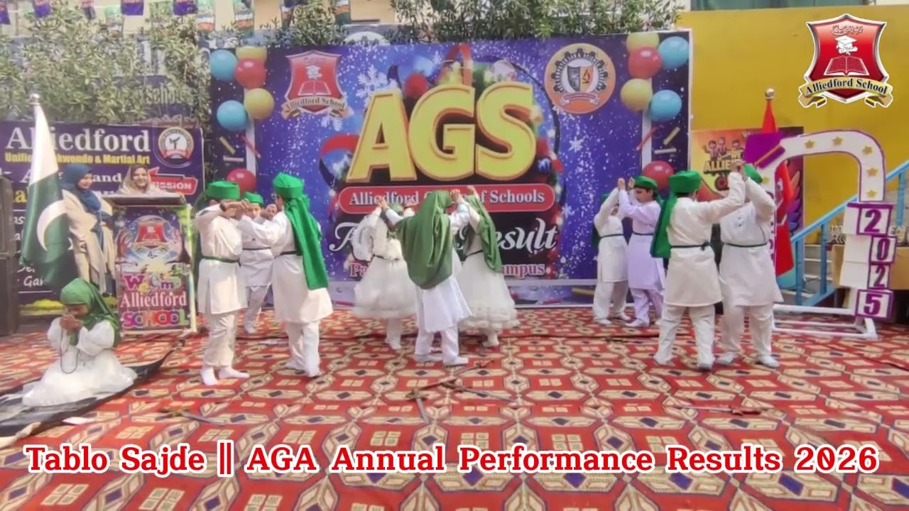 Sajde || Powerful Student Tableau || AGS Result Program 2026 ‪@Alliedfordgroupofschoolsjunior‬