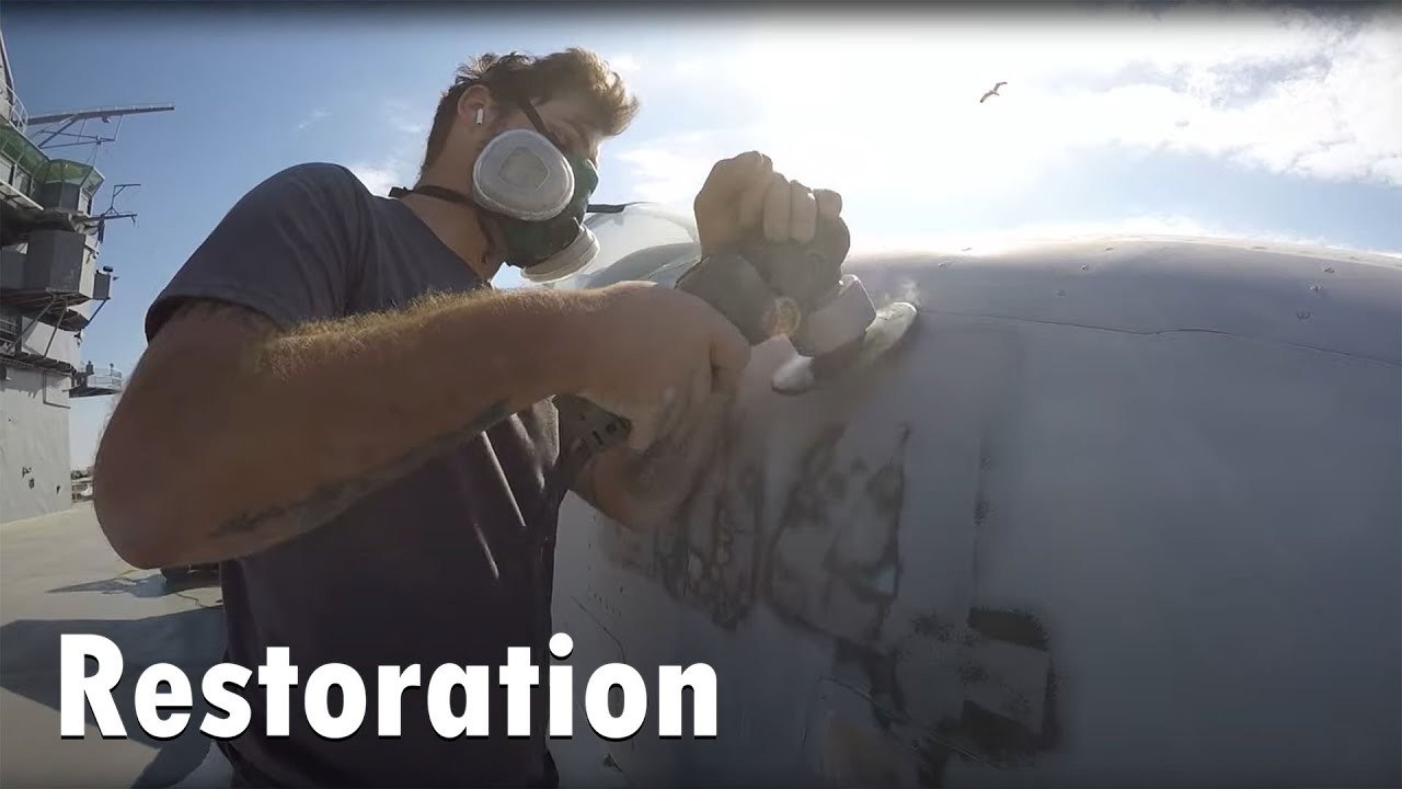 Aircraft Restoration Aboard USS Yorktown ✈️⚓