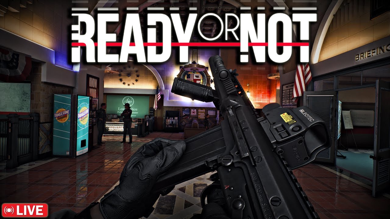 🔴LIVE! 1440p - READY OR NOT - Pt.1(Tactical SWAT Ops)