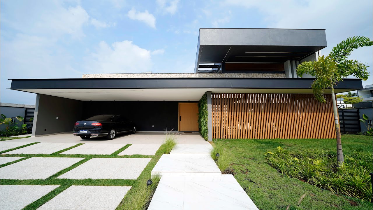 LUXO E BEACH TENNIS NO SAINT PATRICK | CASA MODERNA EM SOROCABA