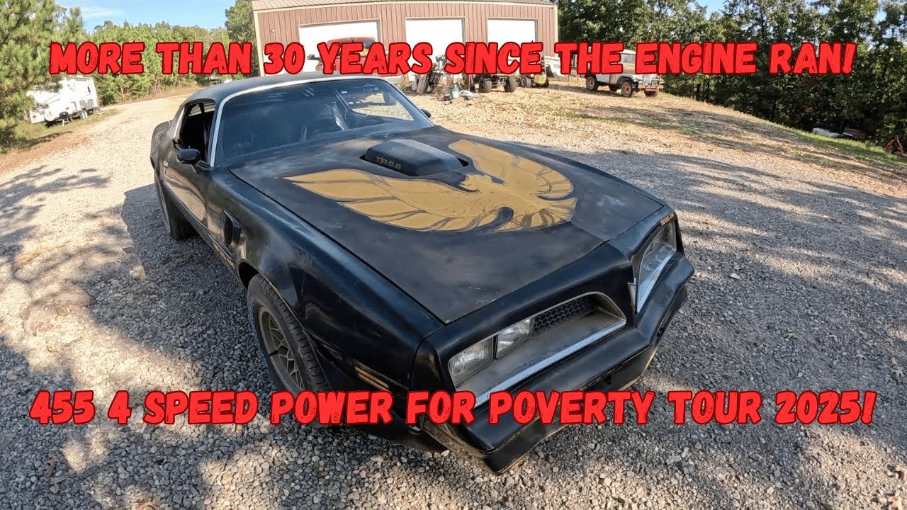 Risen from the Ashes with 455 Power! 77 4 speed Trans Am is ready for Poverty Tour 2025!