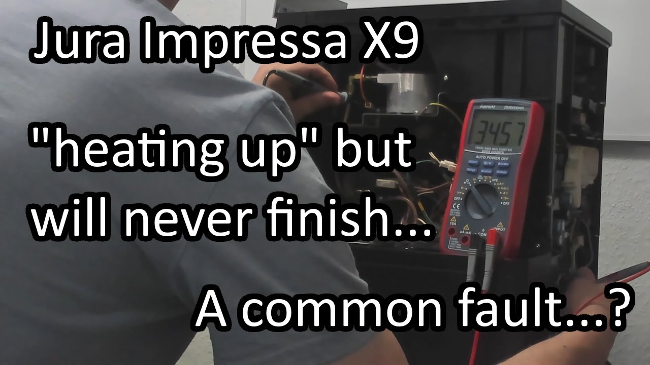 SPECIAL REPAIR - Jura Impressa X9 coffee machine never stops 