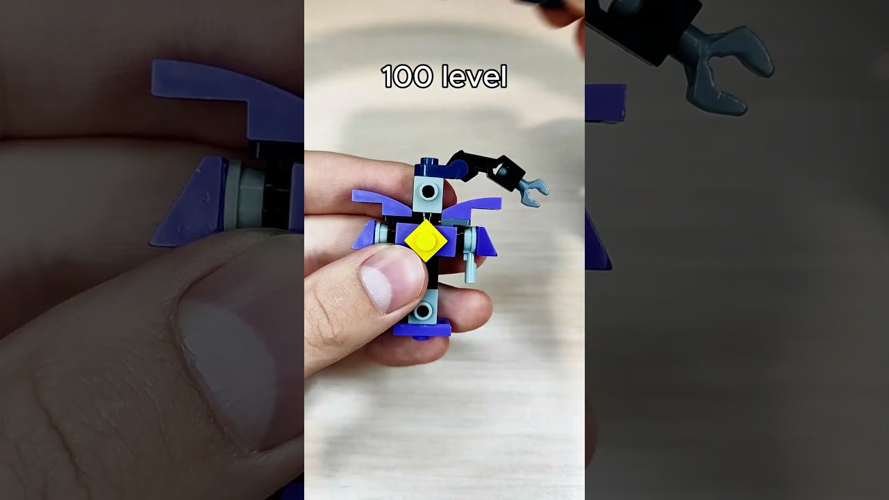 Lily Lovebraids 0 level vs 100 level LEGO #lego#poppyplaytime