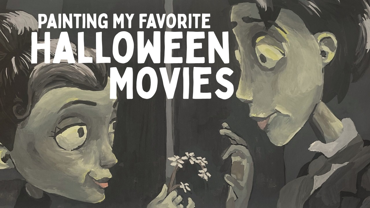 Рисуем мои любимые 🎃 фильмы на Хэллоуин