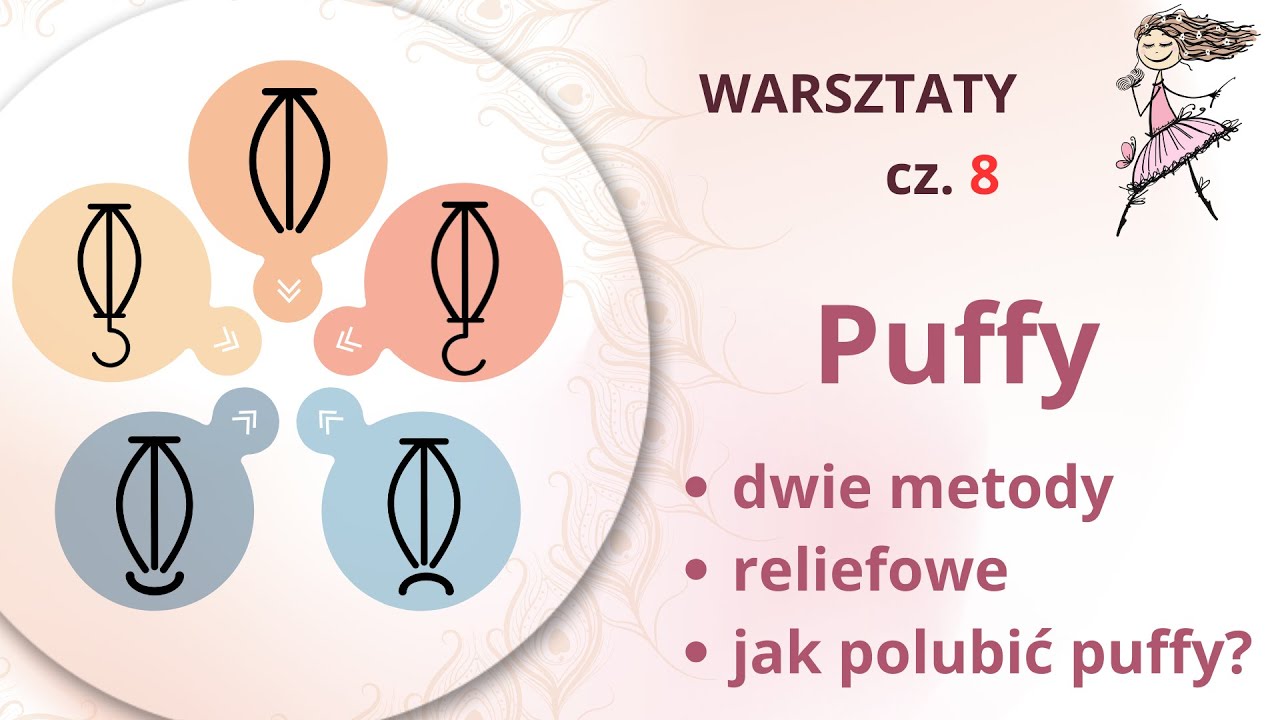 Puffy na szydełku - jak zrobić puffy reliefowe przednie i tylne - oznaczenia szydełkowe, warsztaty🧶