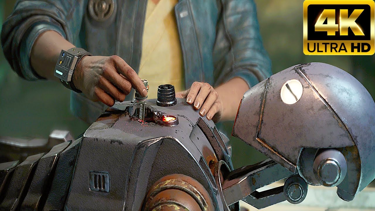 Star Wars Outlaws Clone Wars Factory Scene (2024)