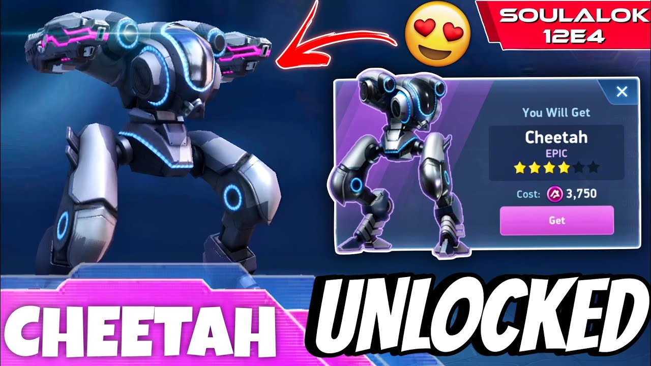 Mech Arena Cheetah Unlocked 😍 | Cheetah With Rocket Mortar 12 | Mech Arena