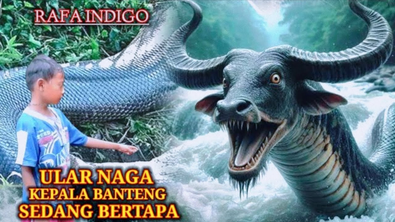 Viral !! Detik-detik Menegangkan Rafa Anak indigo Tunjukkan Ular Naga Bertanduk Sedang Bertapa