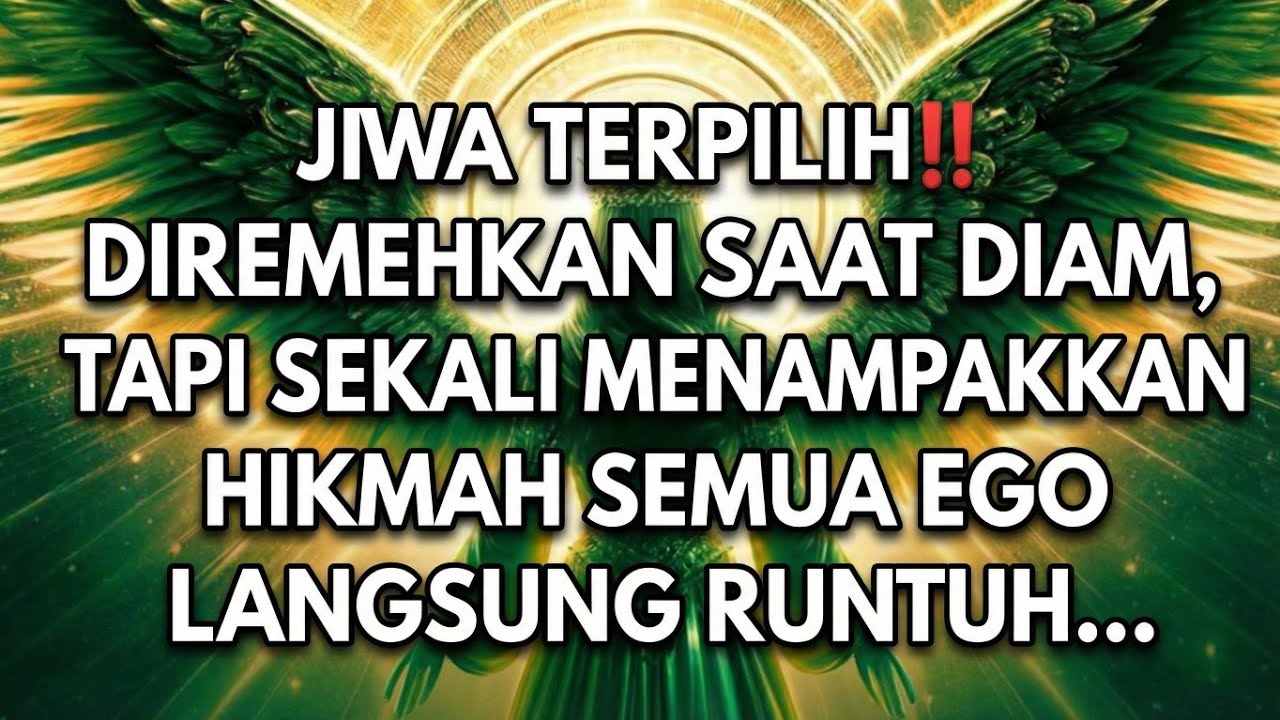 JIWA TERPILIH‼️ DIREMEHKAN SAAT DIAM, TAPI SEKALI MENAMPAKKAN HIKMAH, SEMUA EGO LANGSUNG RUNTUH…