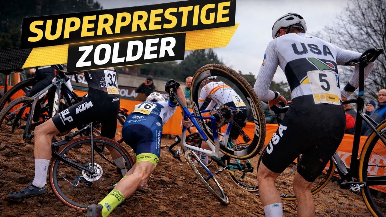 SUPERPRESTIGE ZOLDER CYCLOCROSS RACE U19 - Pov FOOTAGE - 4K 30 fps