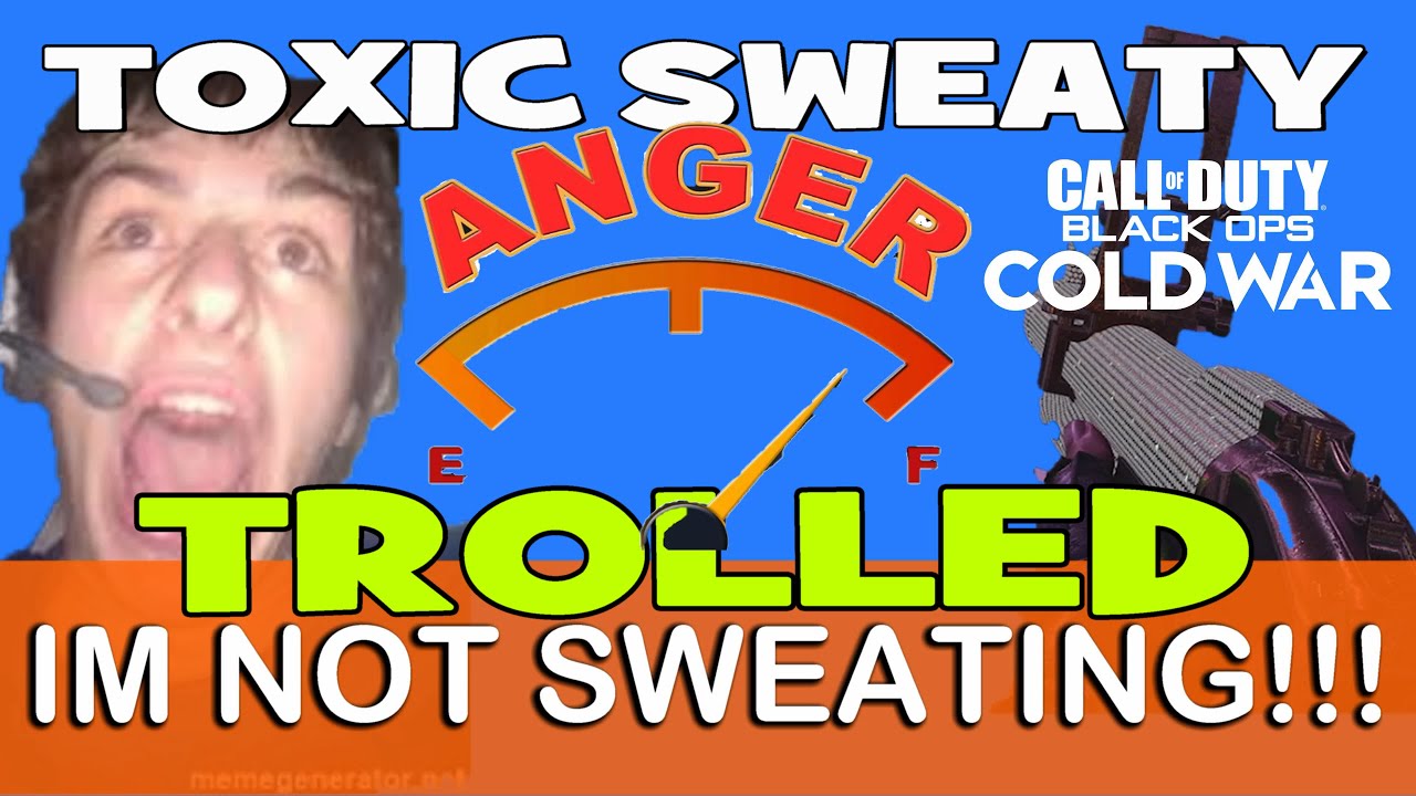 Trolling a TOXIC Sweaty :: COD TROLLING :: Sweaty Rage COLD WAR TROLLING :: M79 NOOBTUBE
