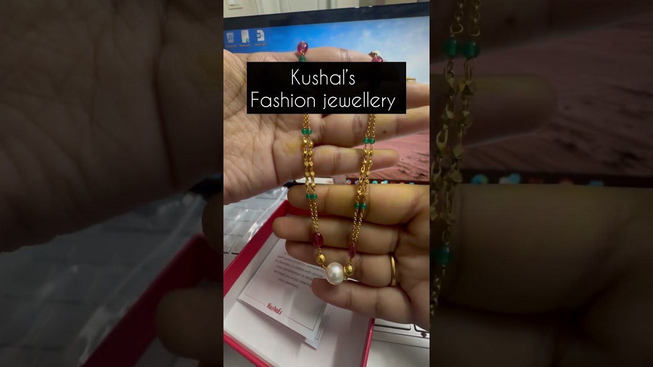 Kushal&rsquo;s mangalsutra #haul -#unboxing #jewellery #kushaljewellery