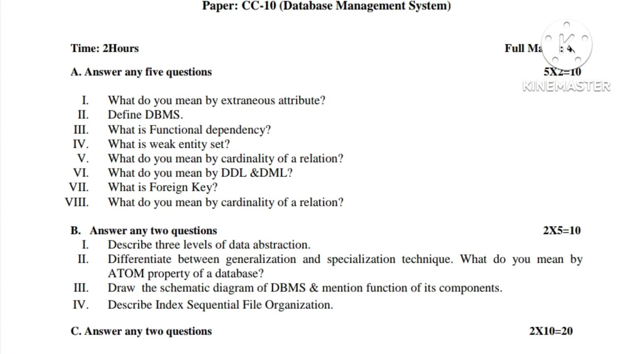 B.Sc 4th Semester Honours Question Paper-2022// Computer Science(CC-10)//Burdwan University