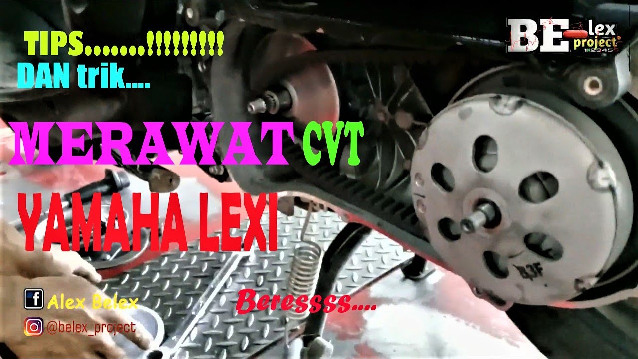 SERVIS CVT YAMAHA LEXI ATASI GREDEG Bersama Mekanik Yamaha MataramSakti Tasik