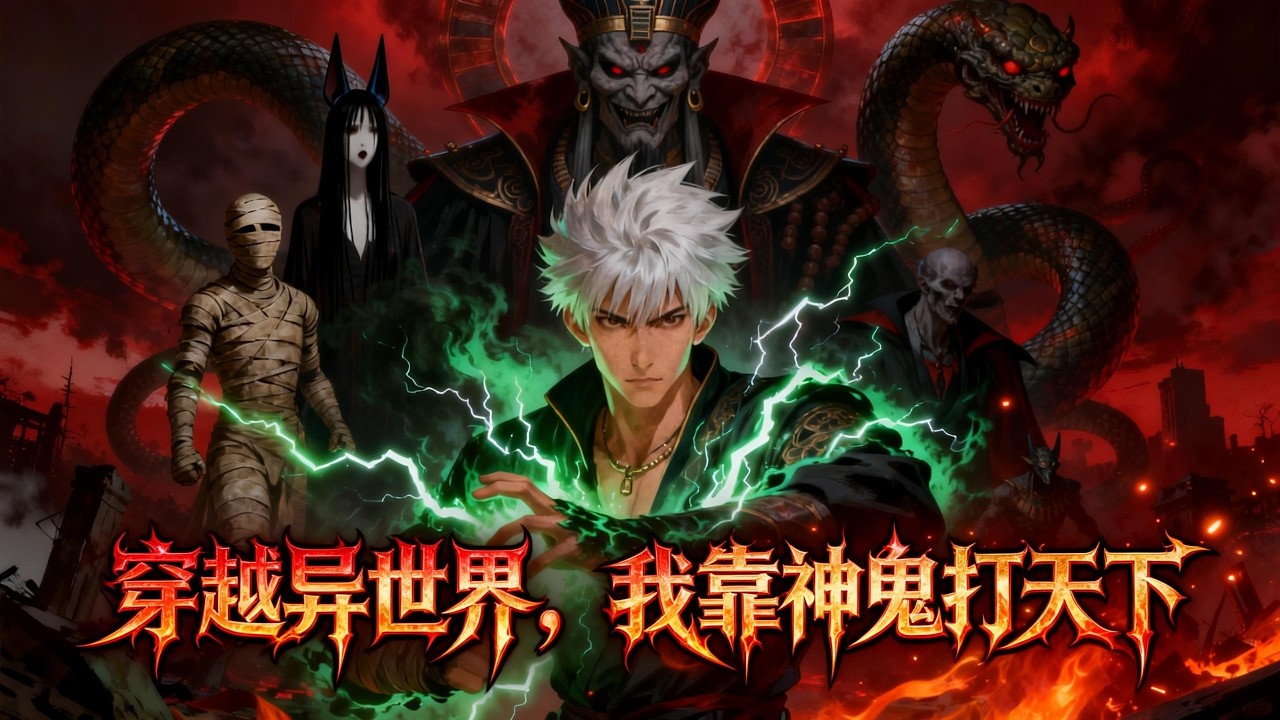 【Multi Sub】《穿越異世界，我靠神鬼打天下》穿越平行世界，覺醒中式恐怖典籍，召喚華夏神祇，秒殺異域兇物，以東方底蘊改寫世界規則！#熱門漫畫#小說改編