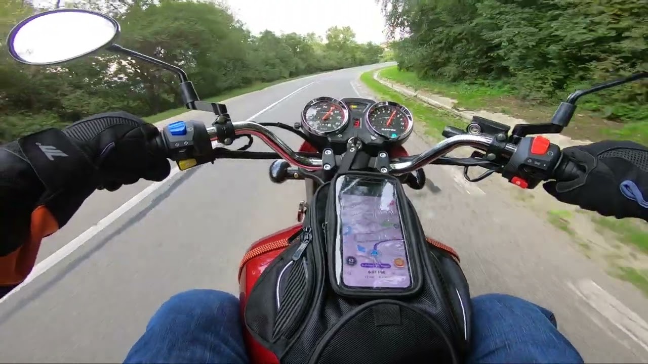 Road trip 15 km with my Barton Volcano 50cc between Jucu de Mijloc and Visea village, Romania.