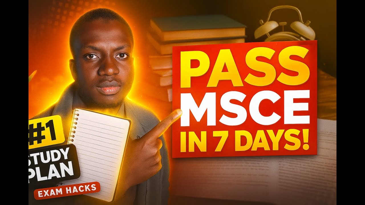 📚 How to Pass MSCE Exams in 7 Days | Najid Malla’s Full Guide. MANEB 2025