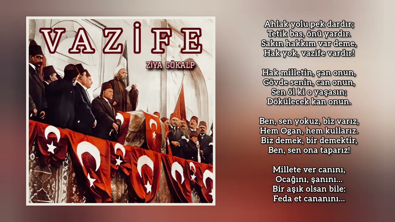 Kerim Sezer - Vazife (Ziya G&ouml;kalp)