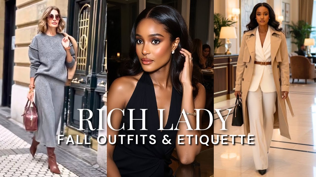 10 Elegant Fall Outfits & Etiquette Habits That Scream ‘Rich Lady’ | Quiet Luxury Vanilla Style