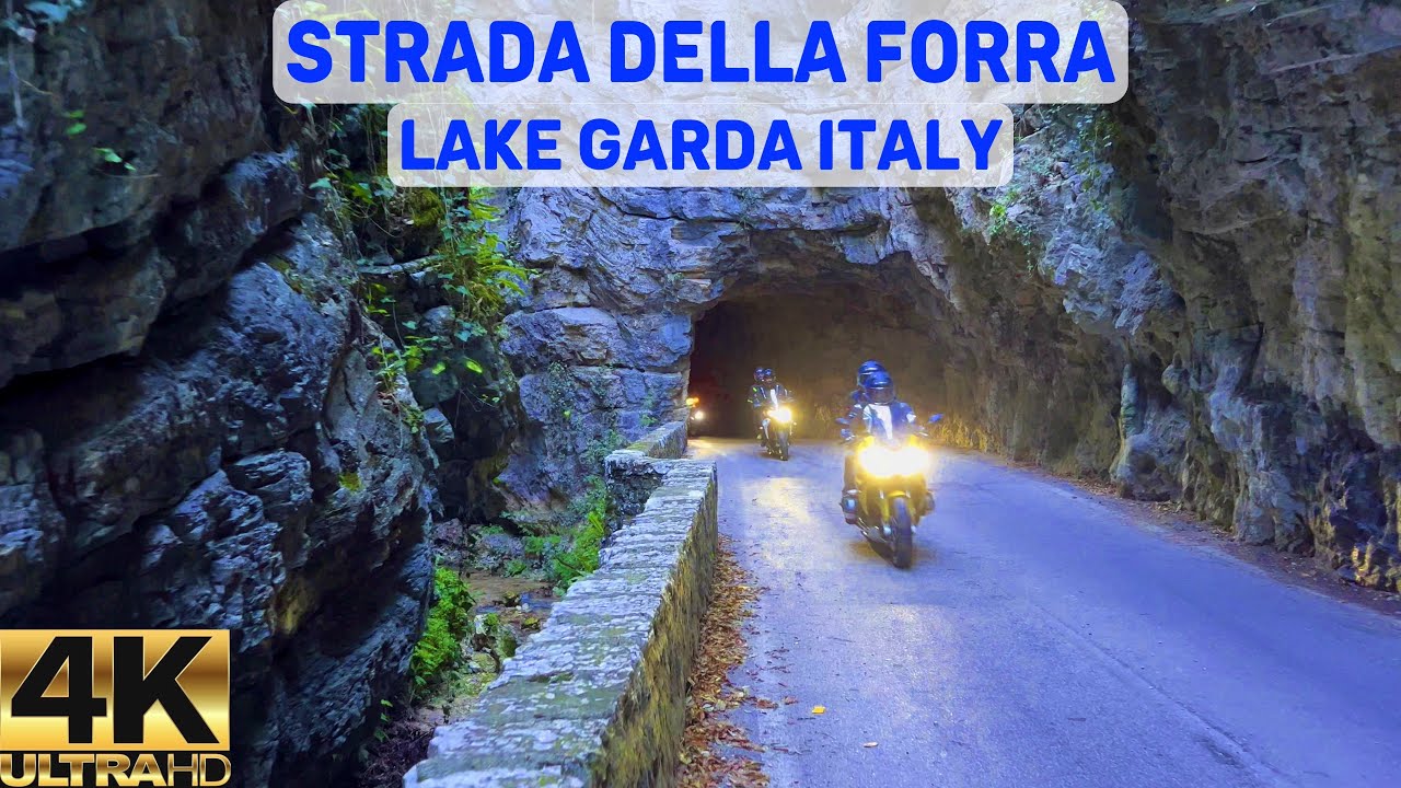 [4K] 🇮🇹 STRADA DELLA FORRA, LA STRADA PIU BELLA SUL LAGO DI GARDA