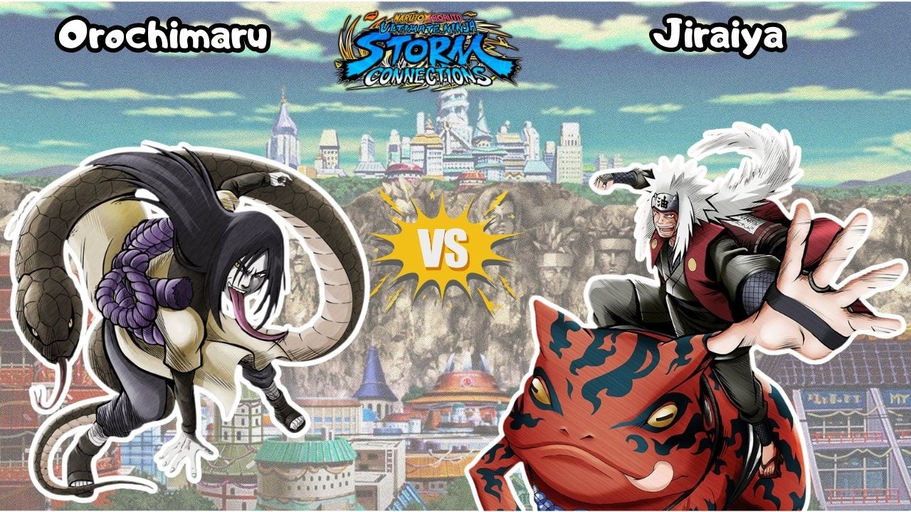 [4K60fps] Battle Jiraiya Vs Orochimaru || Naruto X Boruto Ninja Storm Connections #gamepc #naruto