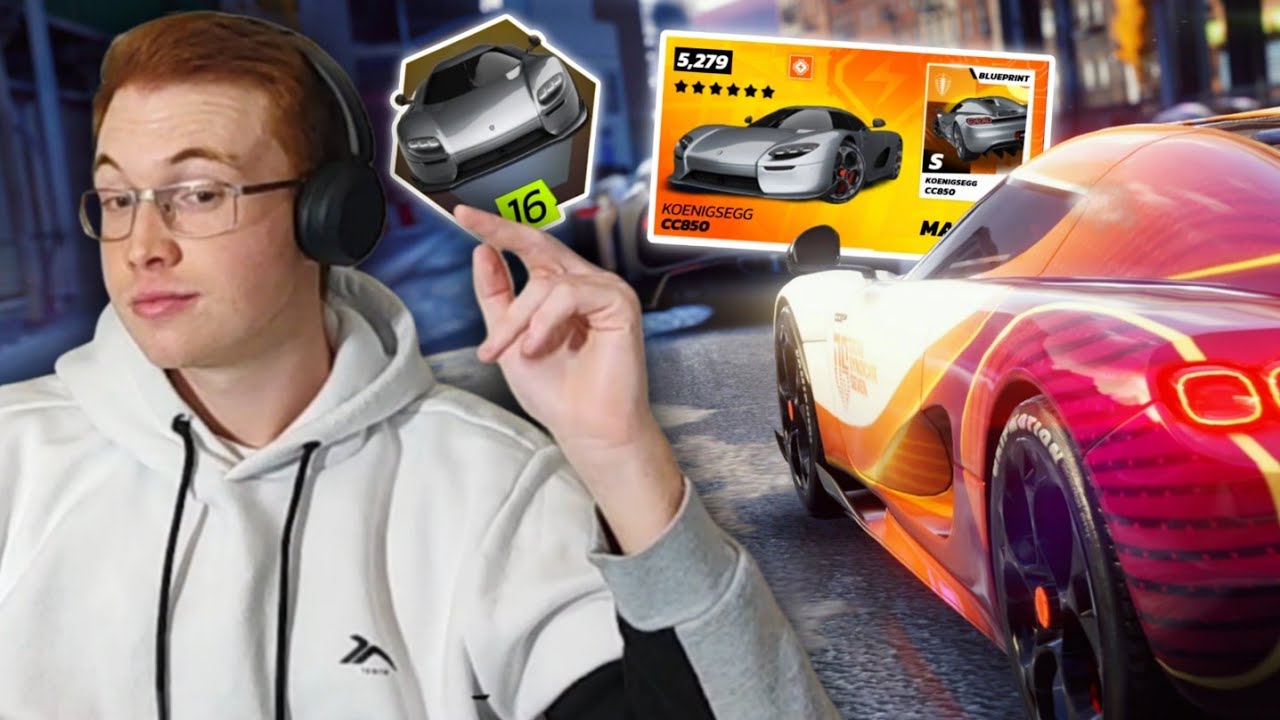 Узнайте, насколько хорош Koenigsegg CC850 GOLD MAX в многопользовательском режиме Asphalt Legends...