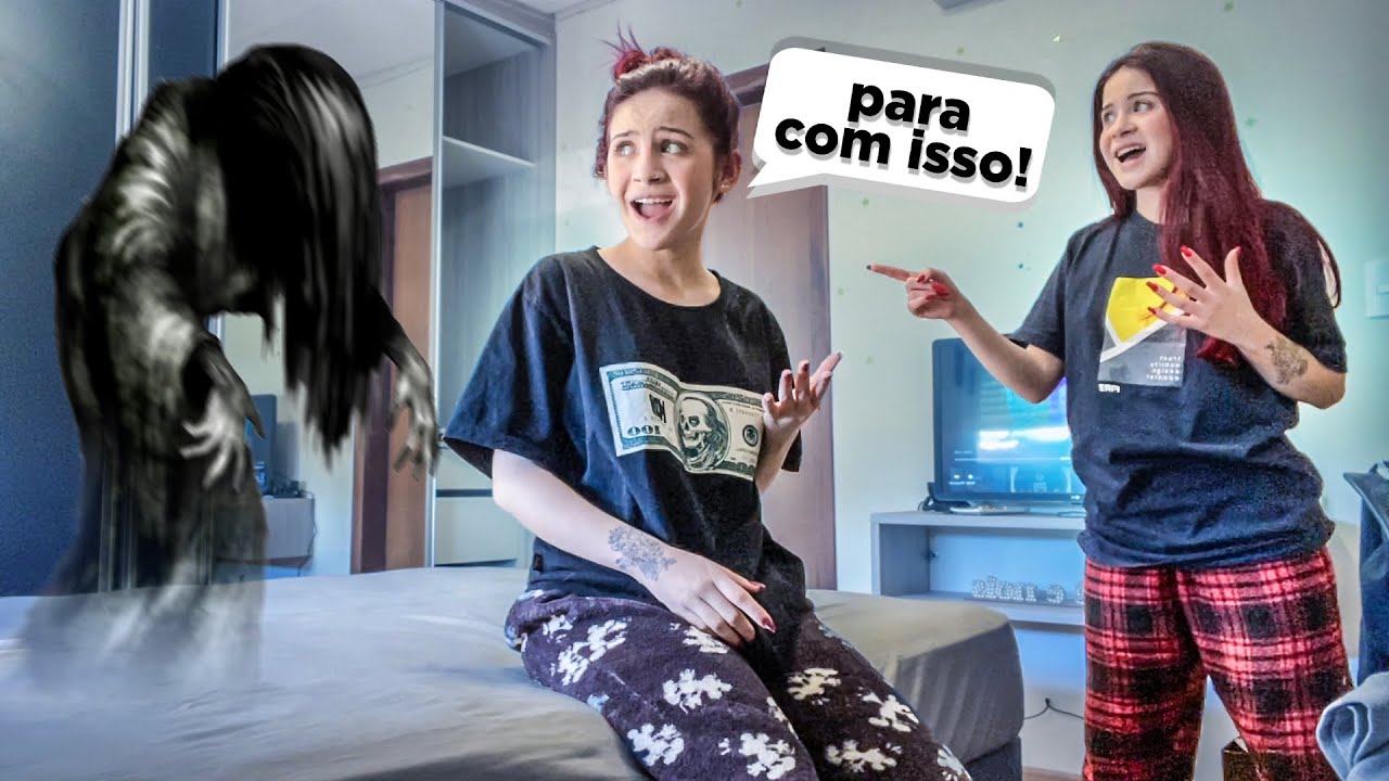FINGI VER ESPÍRITOS NO QUARTO DA NICOLLY!!