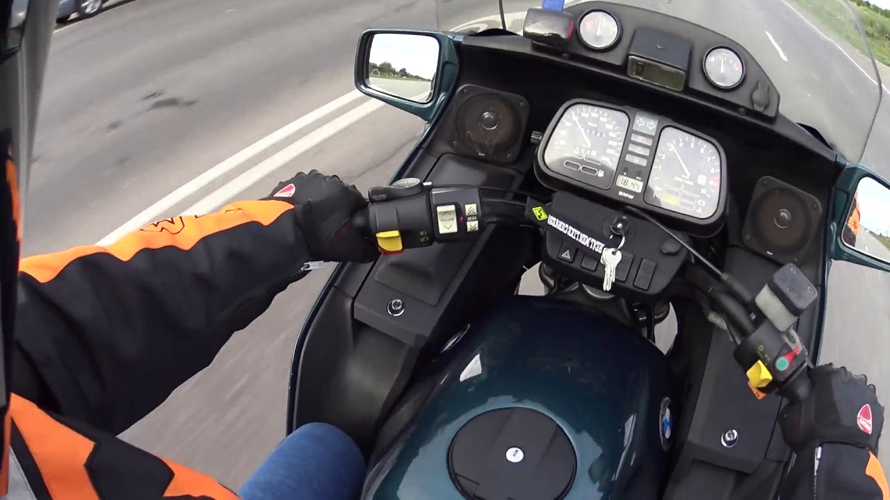 BMW K100 LT on the Russian expanses ....