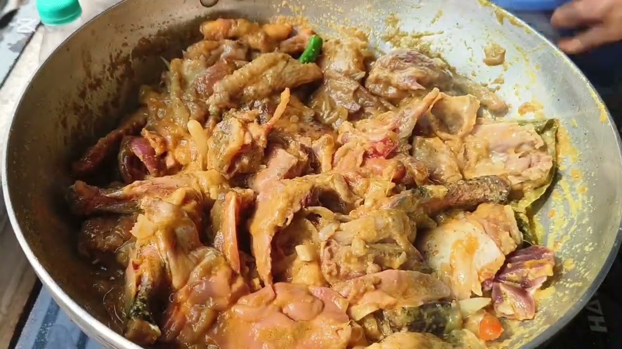 ঝাল ঝাল হাসির মাংস ভুনা