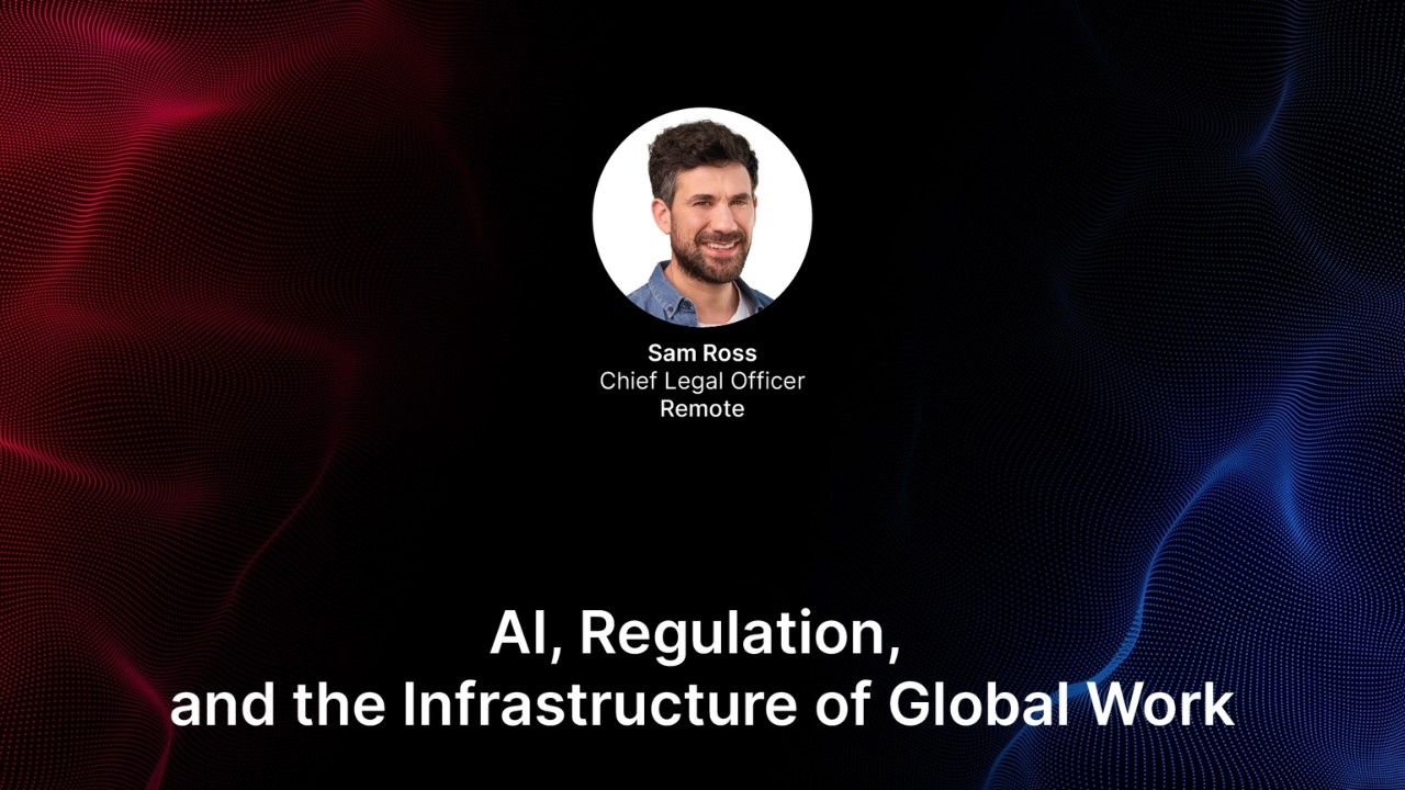 AI, Regulation, and the Infrastructure of Global Work | Tech.eu Summit London 2026