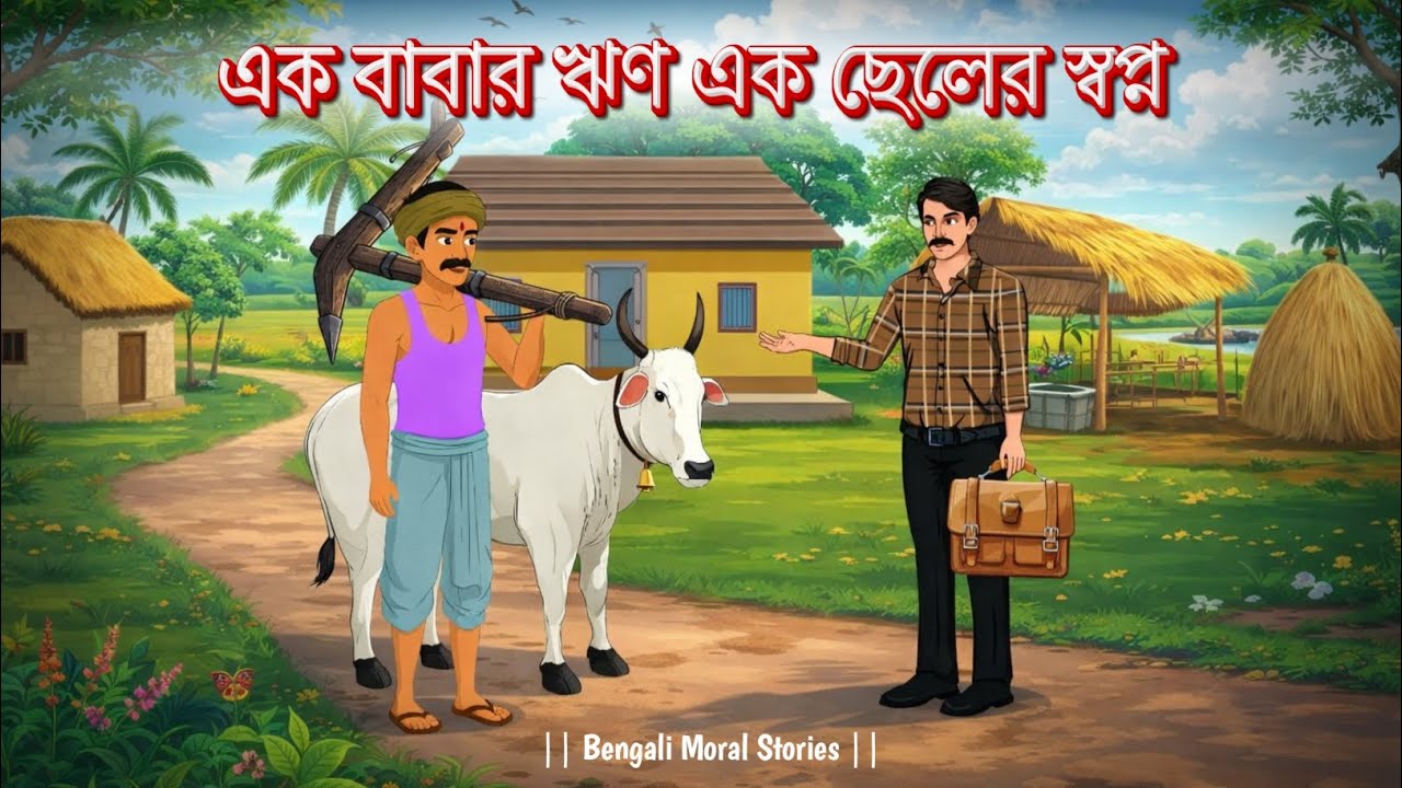 এক বাবার ঋণ এক ছেলের স্বপ্ন | Bengali Moral Stories Cartoon | Moral Stories | Thakurmar jhuli 