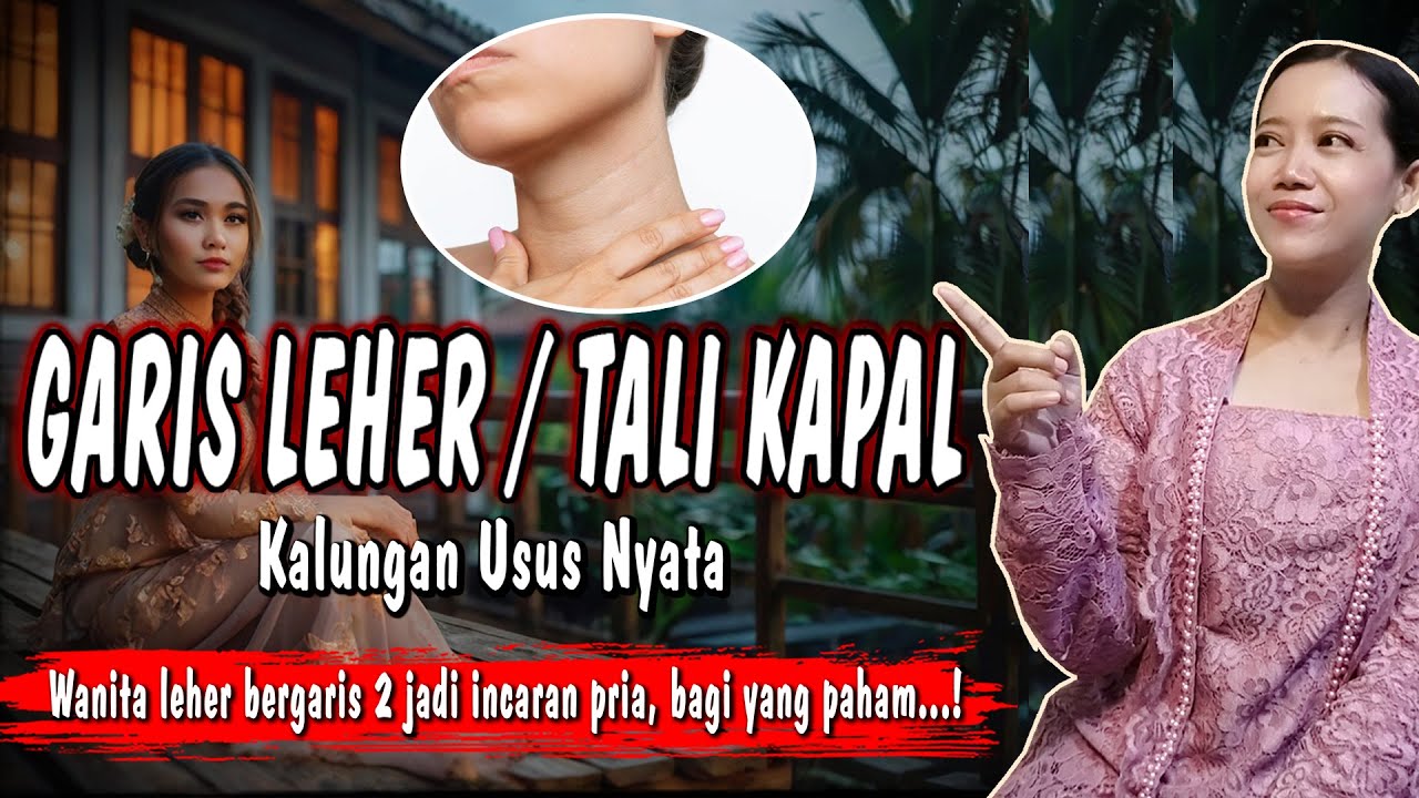 Benarkah Garis Leher 2 Pada Wanita Memiliki Libido Tinggi...? | Tali Kapal Kalungan Usus