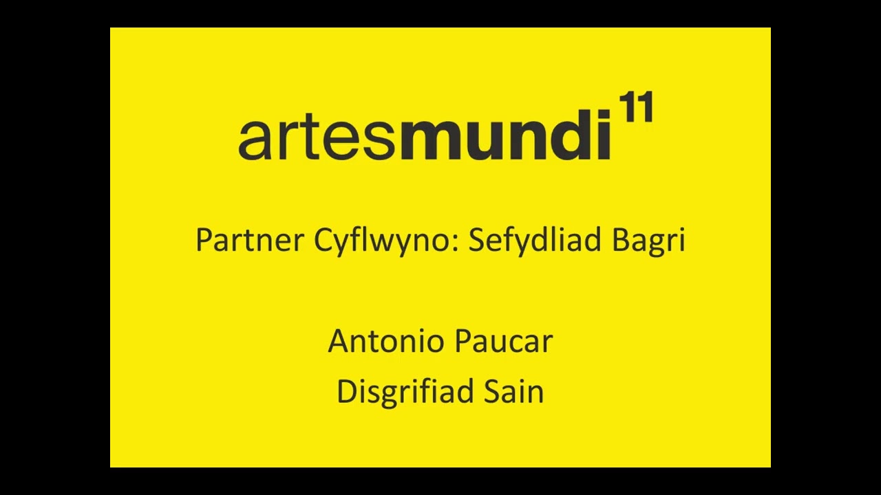 Artes Mundi 11: Antonio Paucar - Disgrifiad Sain
