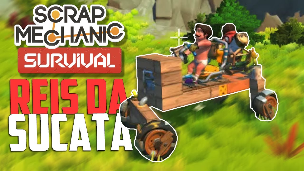 Os PIORES Mestres da Sucata no Scrap Mechanic Survival Momentos Engraçados